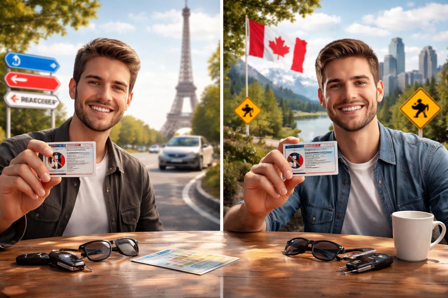 découvrez une comparaison complète entre le permis français au canada et d'autres options disponibles, pour faciliter votre choix de conduite à l'étranger.