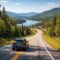 Expérience de conduite : la distance entre Montreal et Quebec en voiture au Canada à travers les paysages