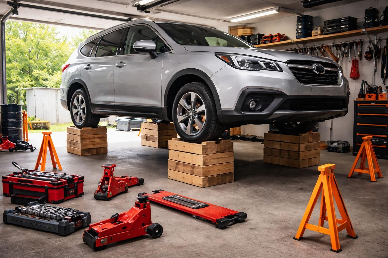 découvrez des solutions pratiques et sécurisées pour surélever votre voiture sans utiliser de pont, afin de faciliter l'entretien et les réparations à domicile.