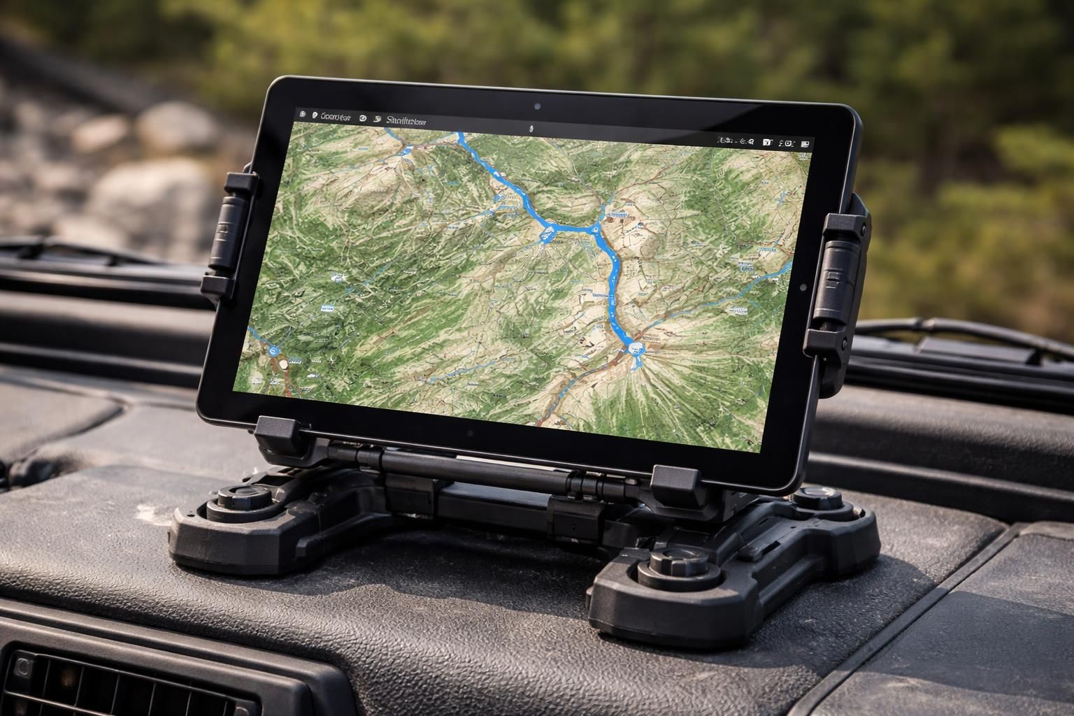 découvrez la tablette tactile microsoft équipée d'une configuration gps hors ligne et d'un support antivibration, idéale pour une navigation précise et une utilisation stable en toutes conditions.