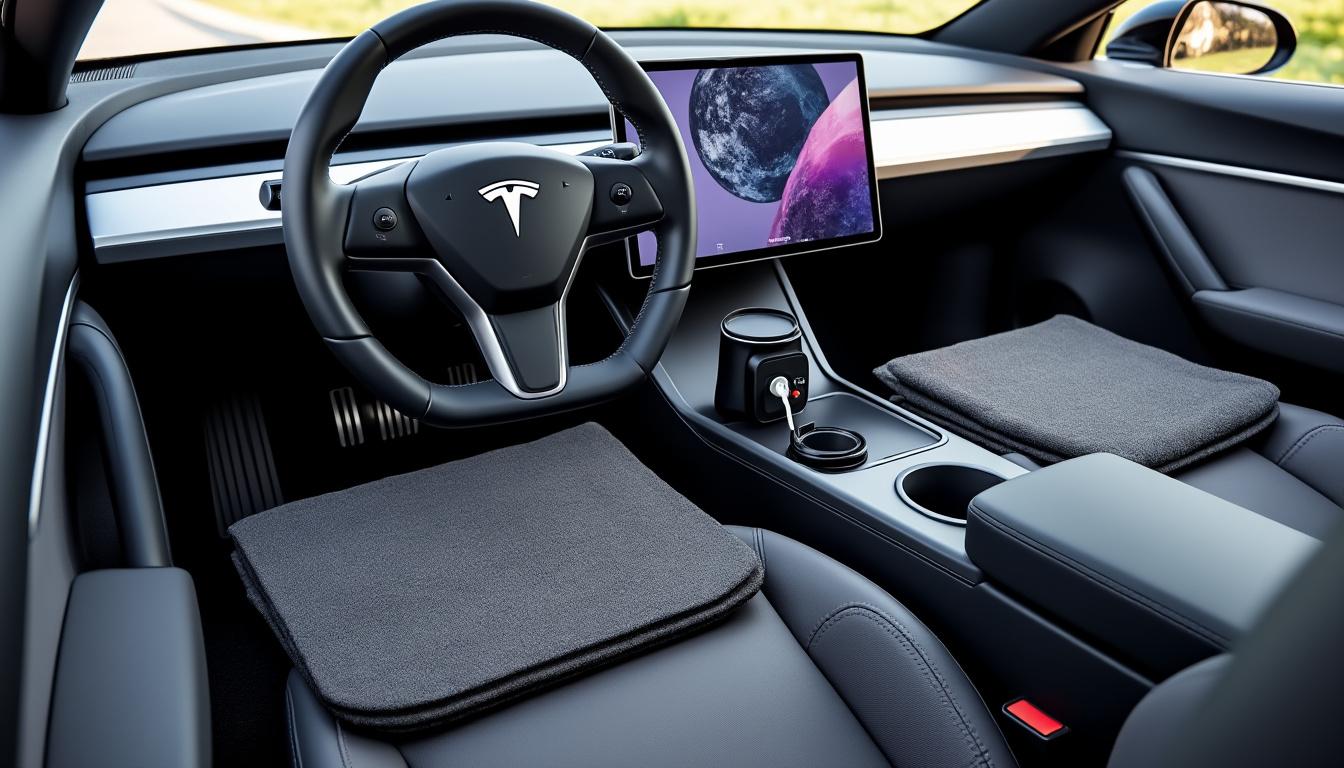 découvrez les indispensables accessoires tesla model y sur amazon qui amélioreront votre expérience de conduite. du confort à la sécurité, explorez notre sélection des 10 meilleurs produits à avoir absolument pour votre véhicule électrique.
