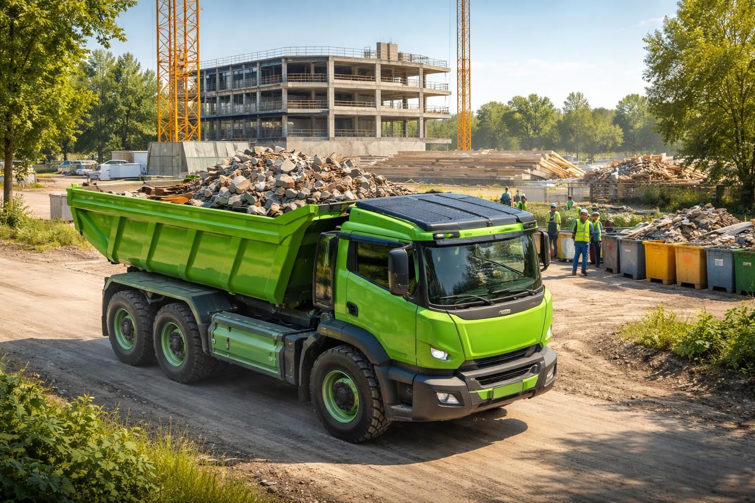 découvrez comment un dumper offre une solution écologique et efficace pour le transport des déchets de construction, alliant performance et respect de l'environnement.