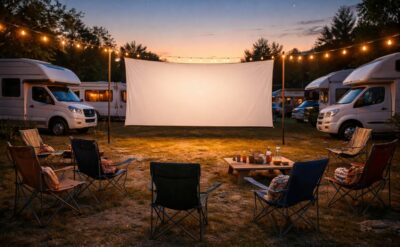 découvrez comment installer un écran de projection pour cinéma en camping-car et profitez de soirées cinéma inoubliables en plein air lors de vos aventures en camp.