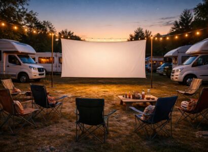 découvrez comment installer un écran de projection pour cinéma en camping-car et profitez de soirées cinéma inoubliables en plein air lors de vos aventures en camp.