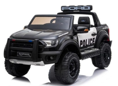 Voiture électrique Police Ford Ranger Raptor Noir enfant
