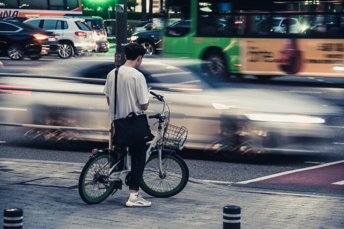 cycliste ville