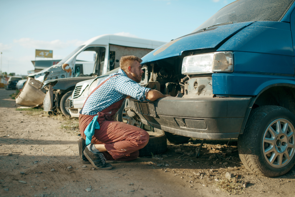 étapes ecyclage voiture