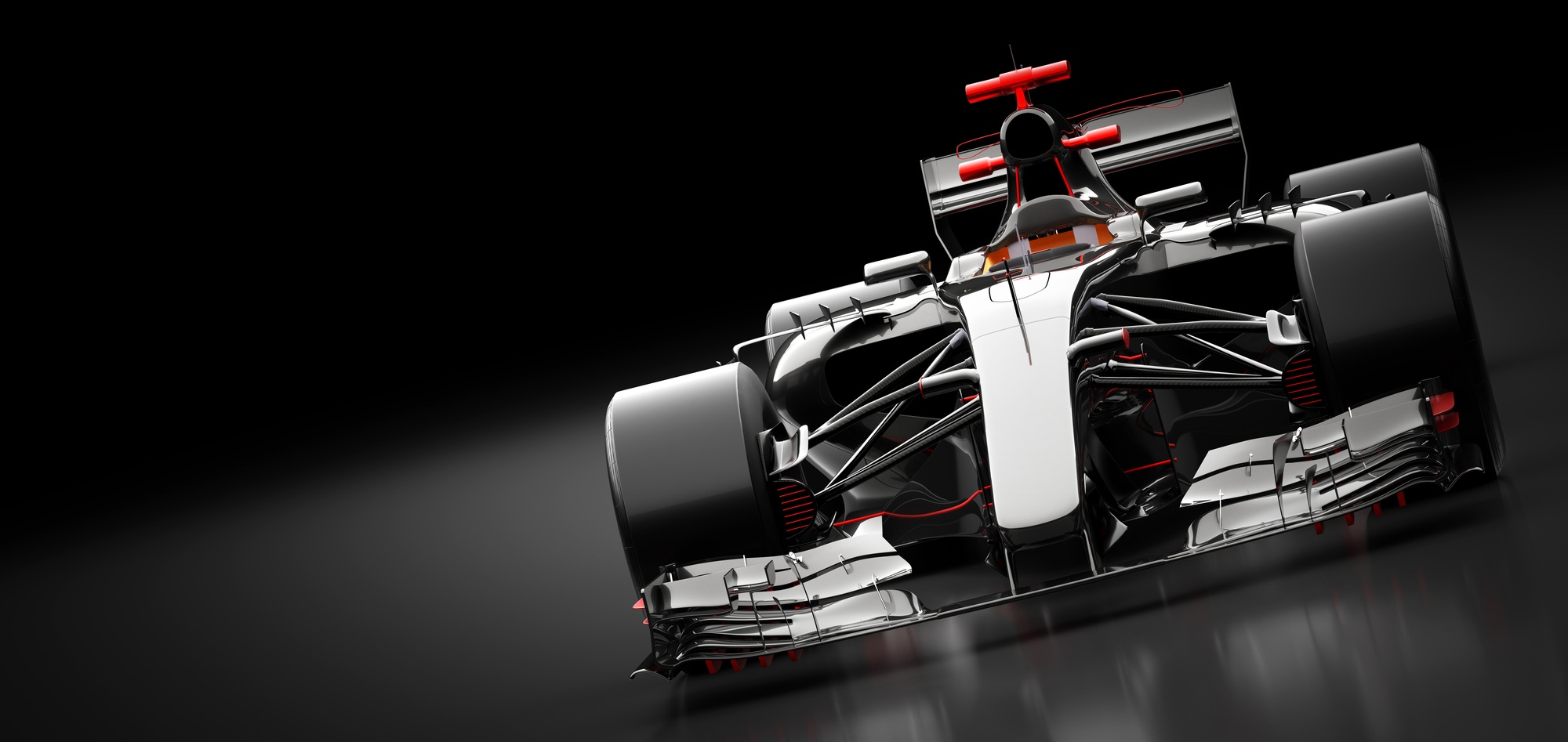 Fast F1 car. Formula one racing sportscar.