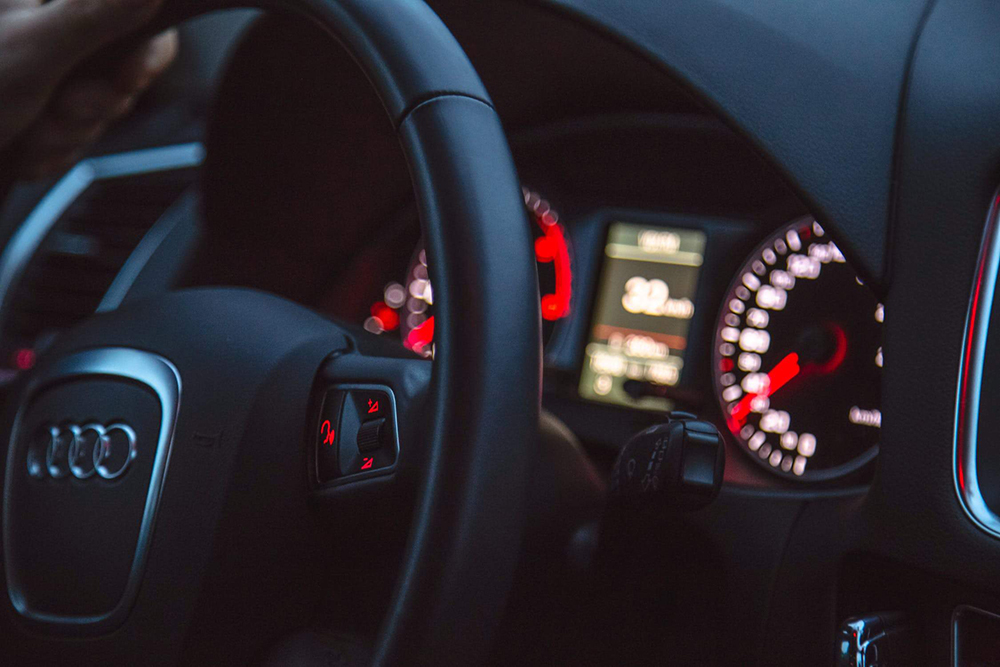 Intérieur d’une voiture Audi