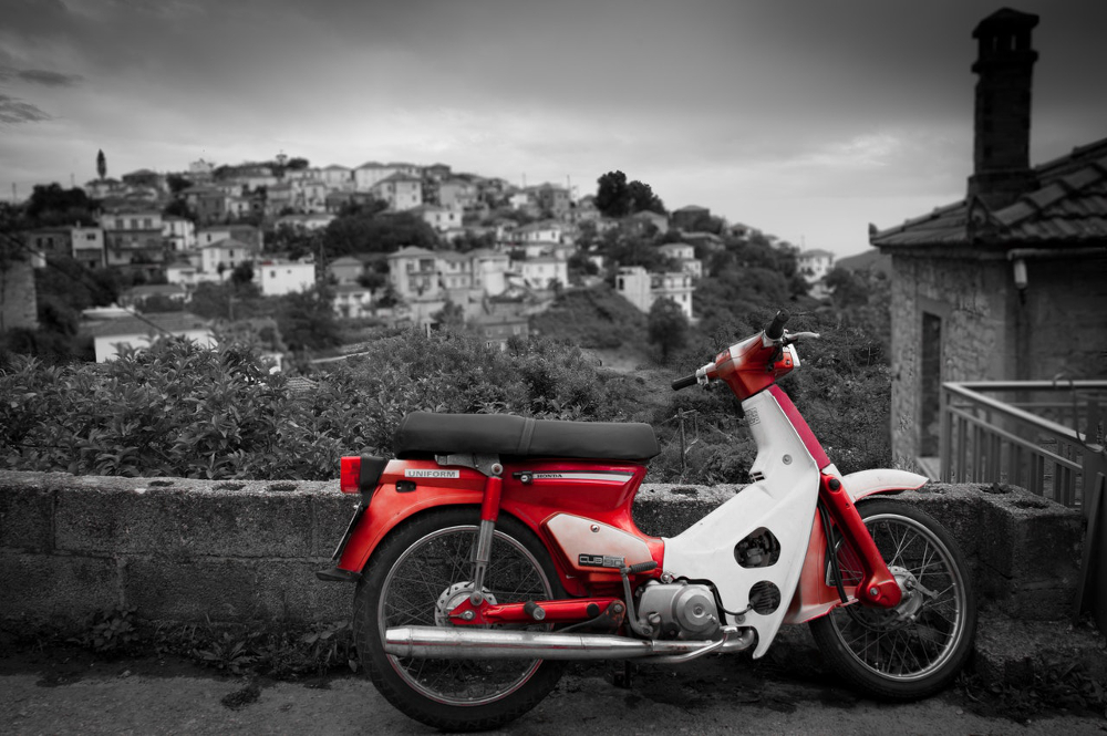 le scooter thermique
