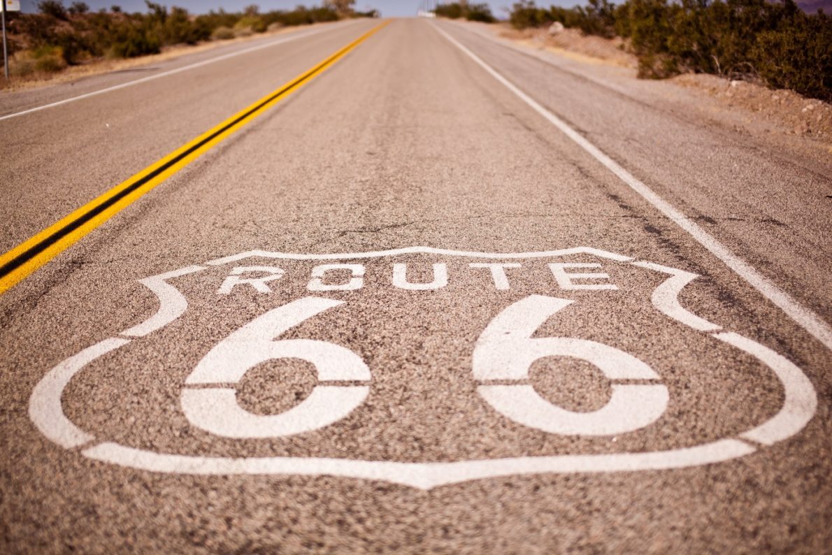 rouler sur la route 66
