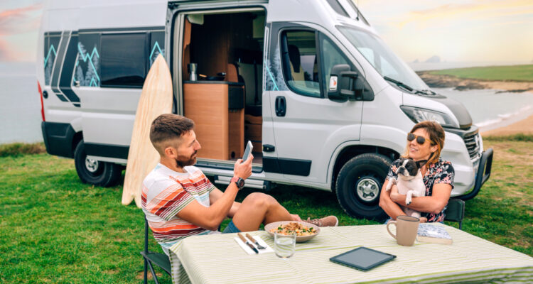 van camping