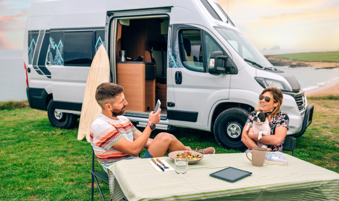 van camping